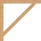 Ekena Millwork Traditional Block Smooth Bracket, Western Red Cedar, 3 1/2"W x 44"D x 44"H BKT04X44X44TRA05SWR - alternate 4